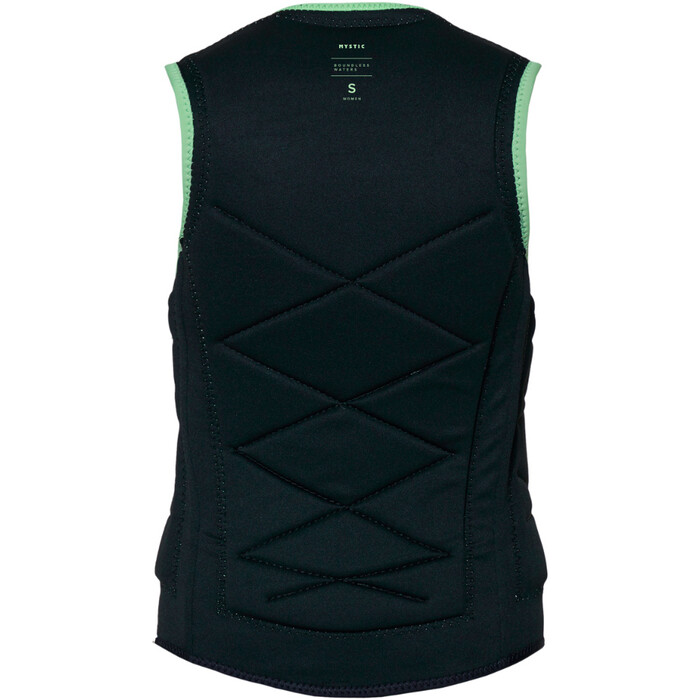 2024 Mystic Frauen Juice Front Zip Wake Impact Vest 35005.240221 - Lime Green